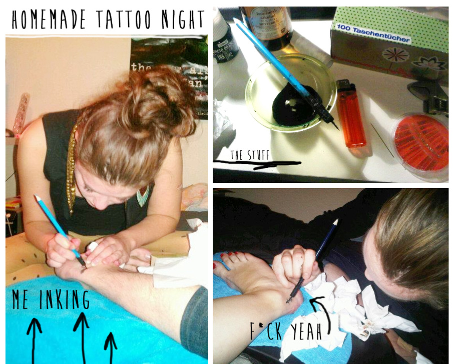 HOMEMADE TATTOO NIGHT MY LAST ISSUE Fashion, art